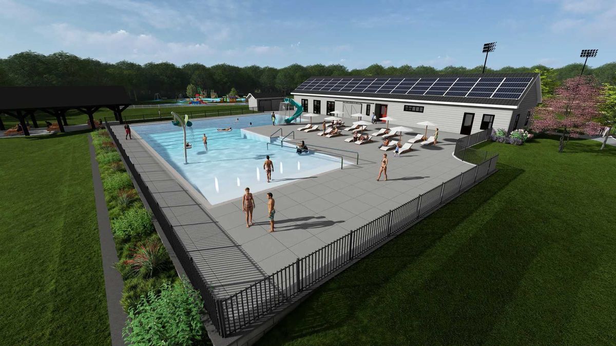 New pool and poolhouse expected to open next year