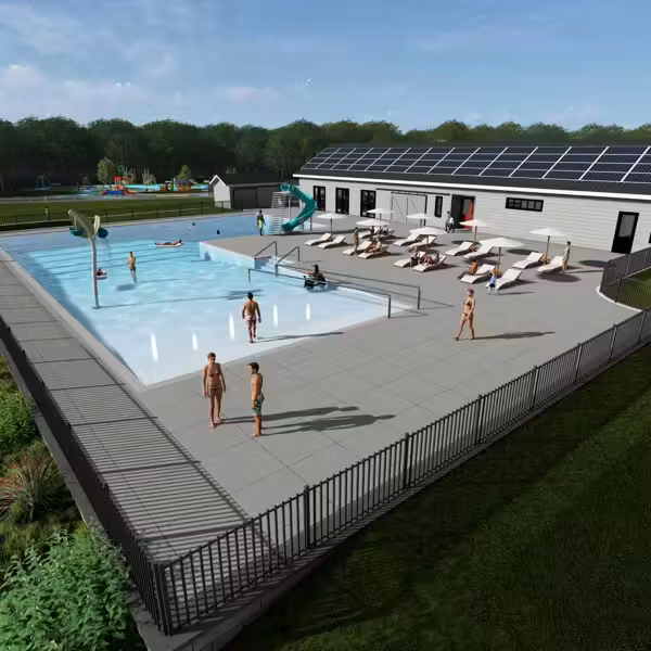 Village reveals final design for new pool complex