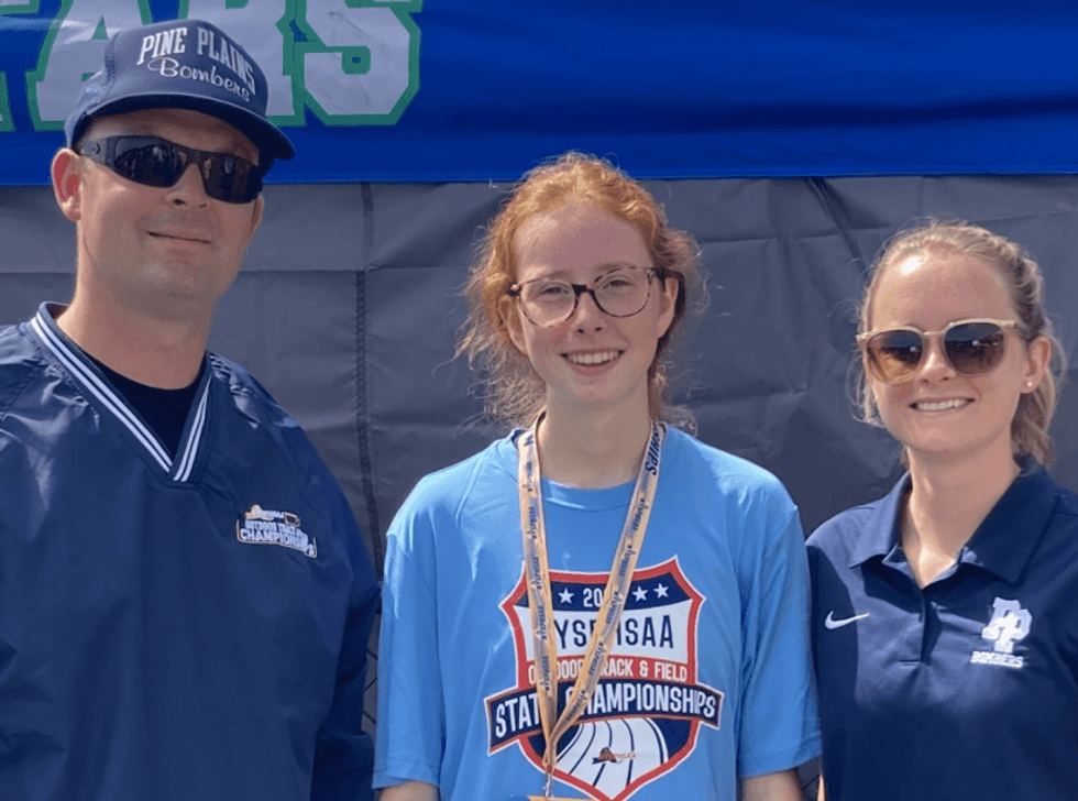 Stissing Mountain’s Tessa Blackburn competes at state championship