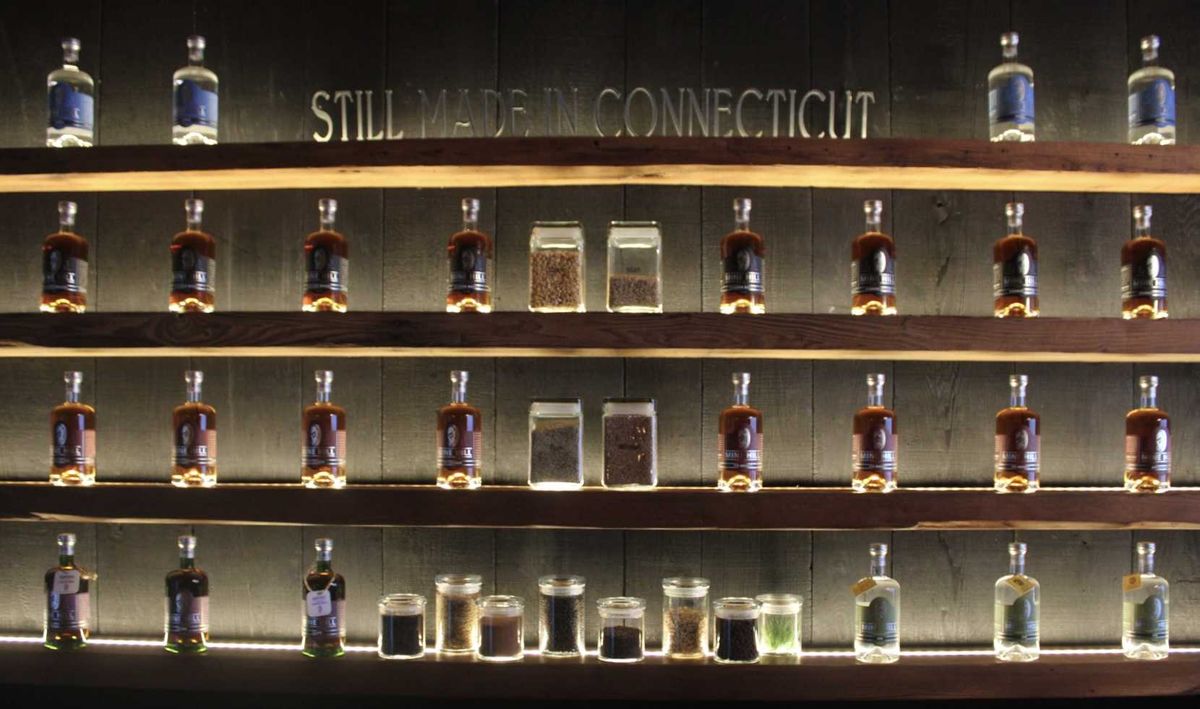 From grain to glass at Mine Hill Distillery