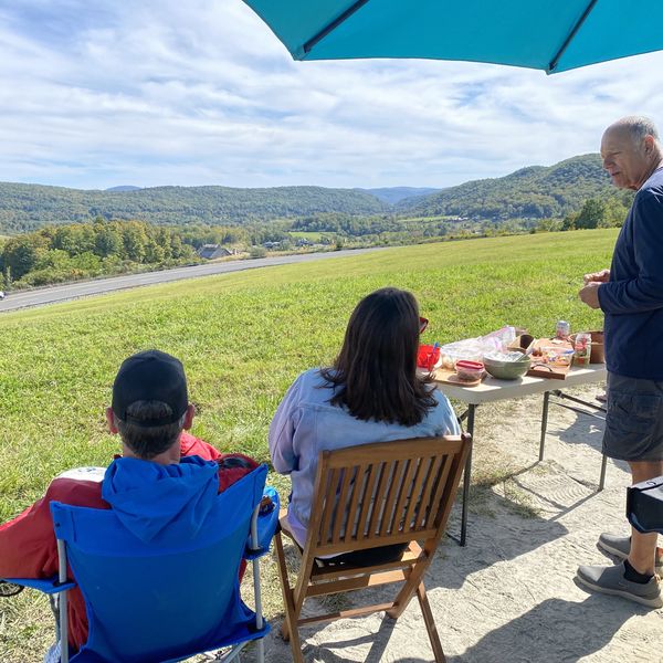 The view from Delavergne Hill