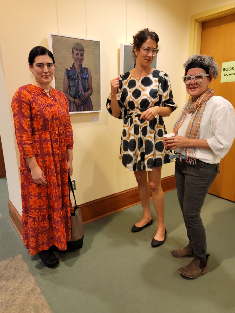 June Glasson exhibits at Millbrook Library