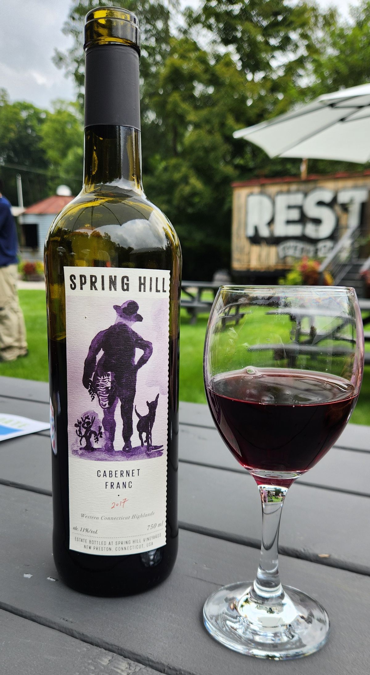 Unwinding with wine at Spring Hill