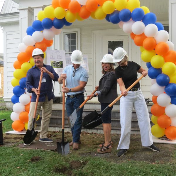 Sharon breaks ground on new affordable homes ahead of housing summit