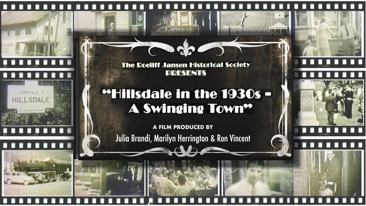 "Hillsdale in the 1930’s" film shows ‘swinging’ town, people