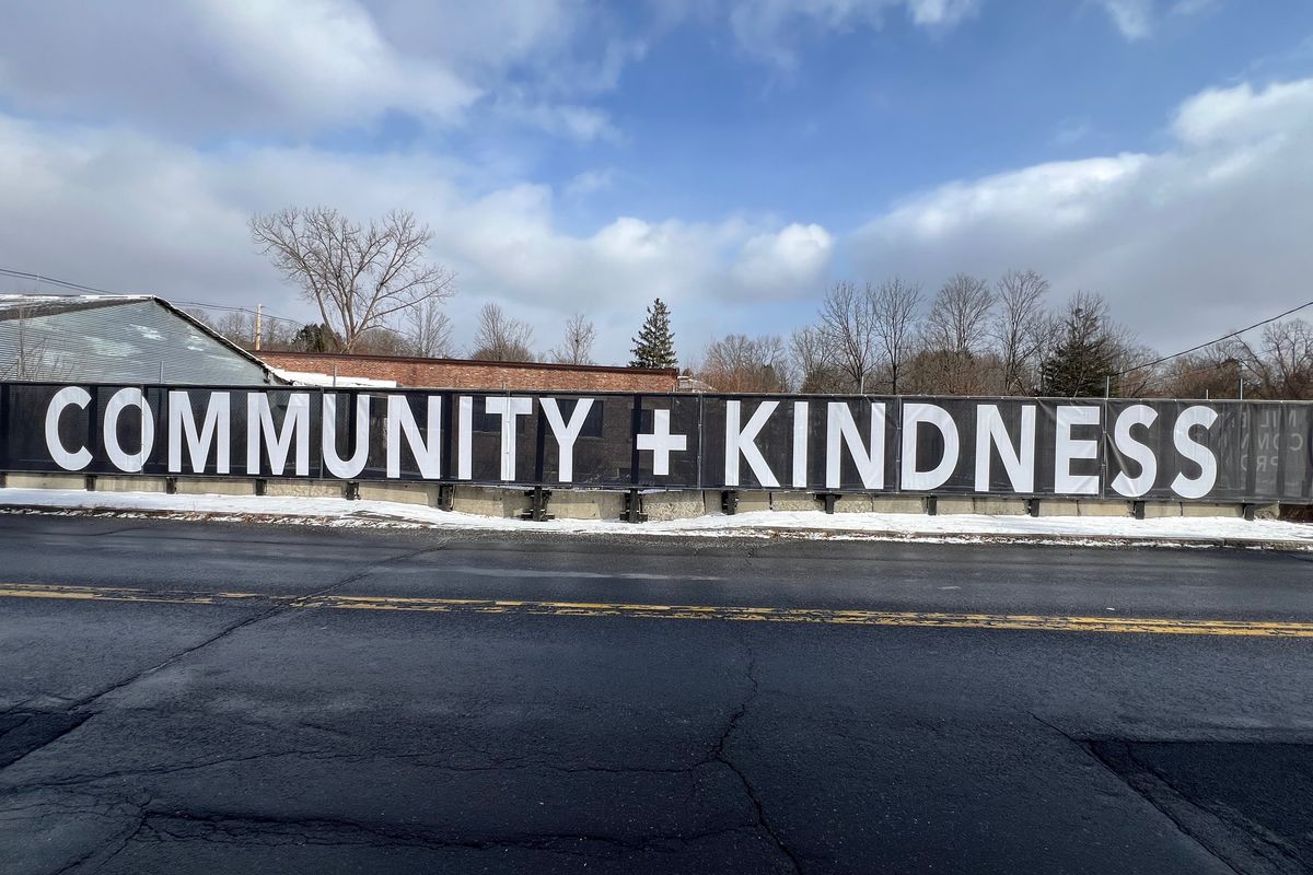 Sign on Route 22 in Millerton is an effort to combat intolerance