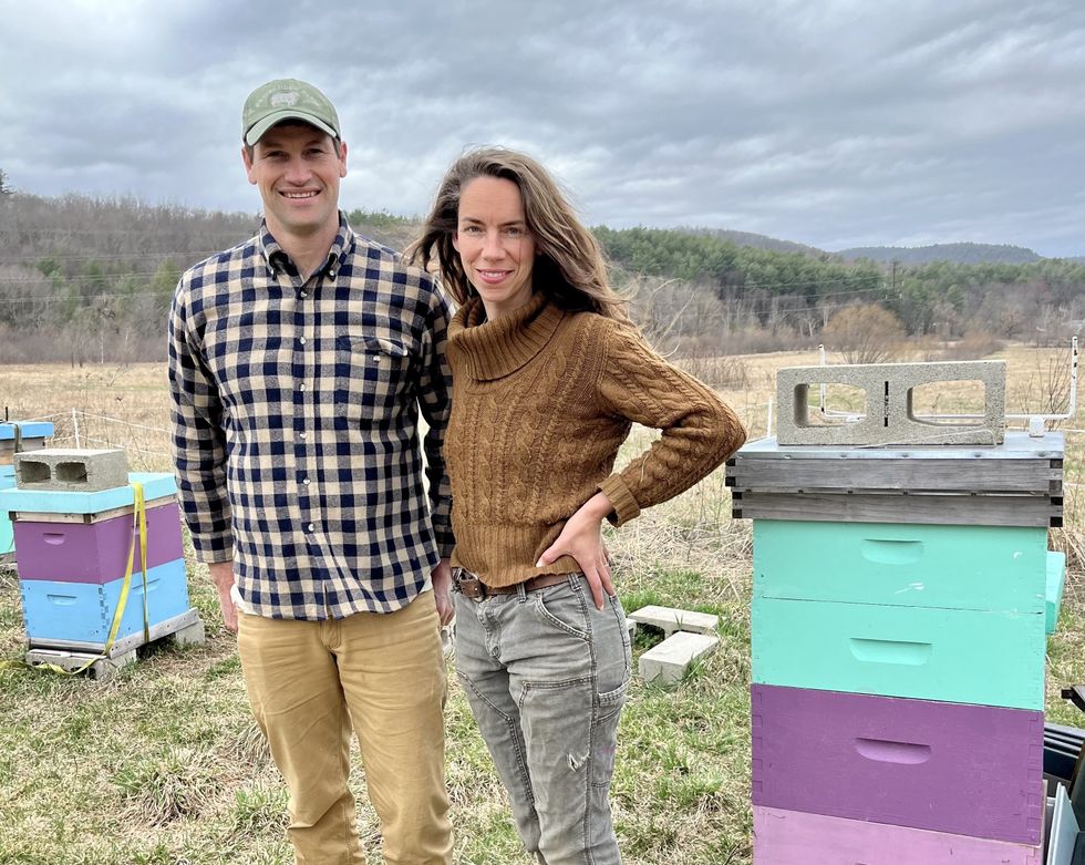From office to apiary at Falls Village farm