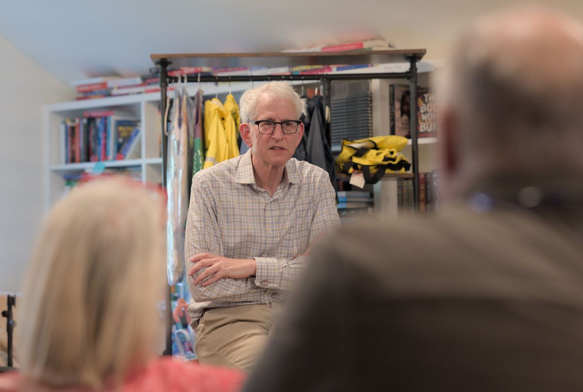 Author talks horse history at Merritt Bookstore