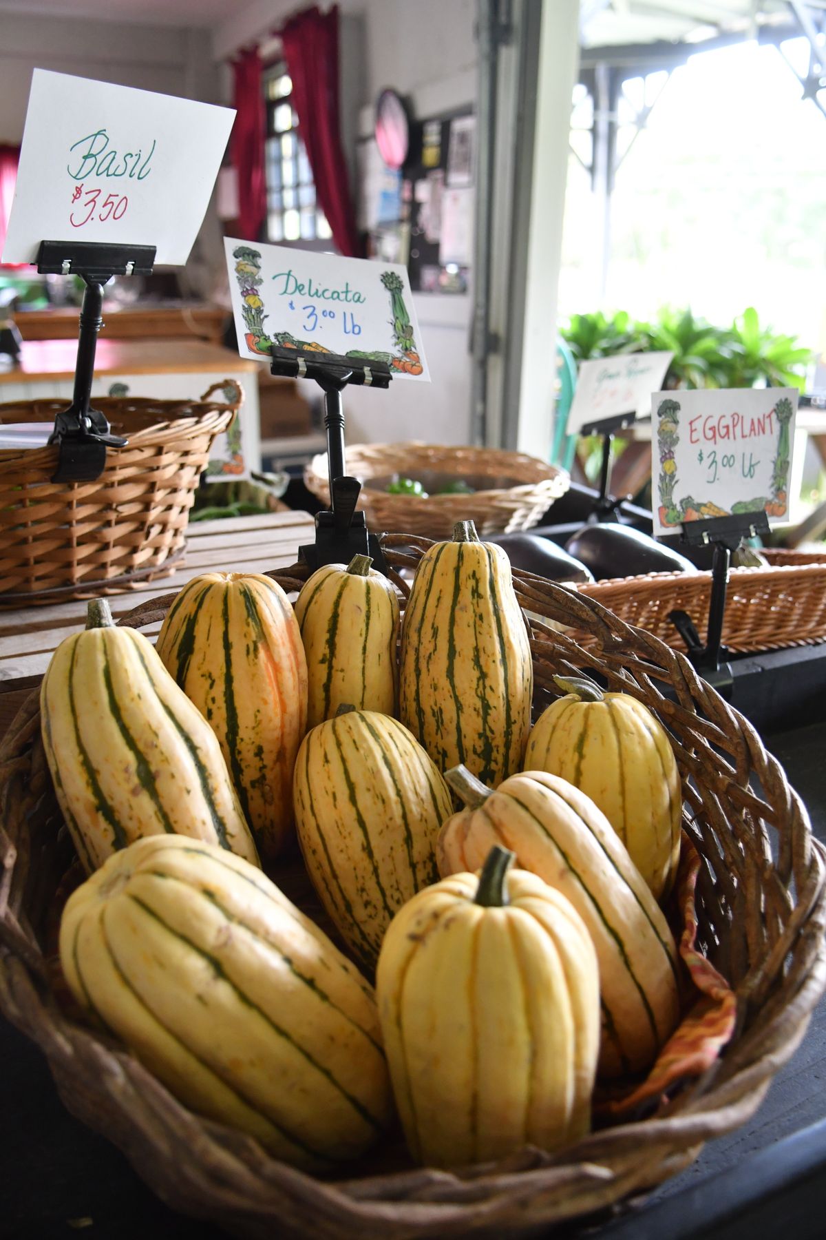 Farm stands abound with produce, meats