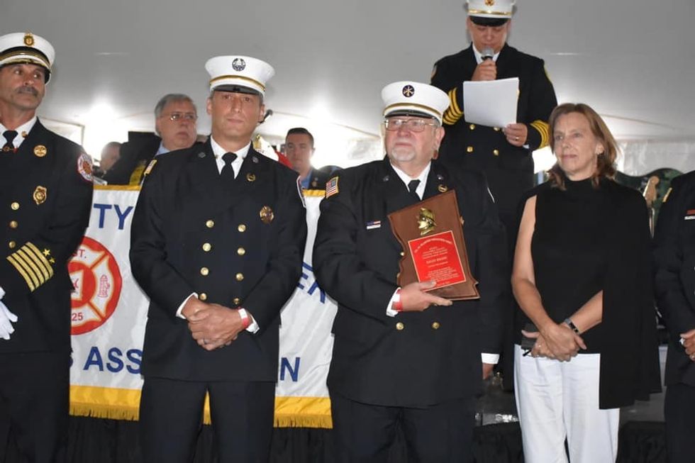 Copake Deputy Fire Chief Randi Shadic honored with lifetime award for years of service