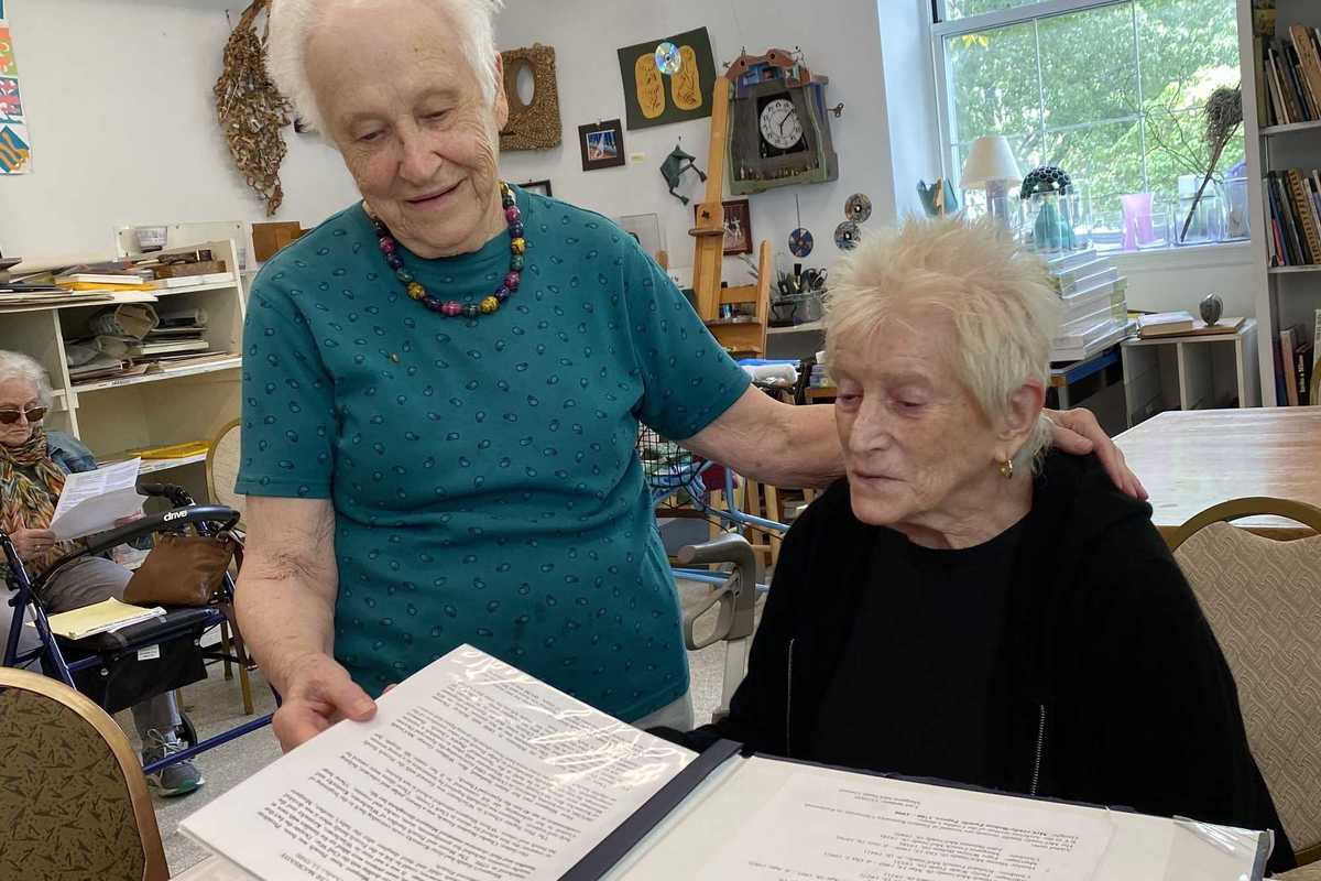 Residents at The Fountains hear tips for preserving family records and photos