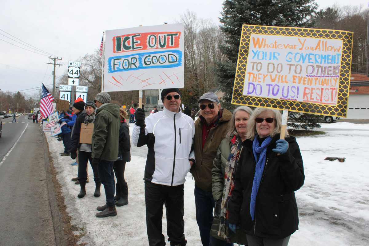 Demonstrators in Salisbury call for justice, accountability