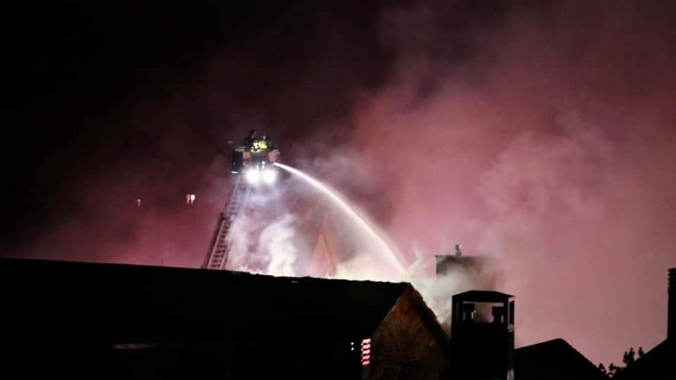 Silo Ridge blaze draws several fire departments