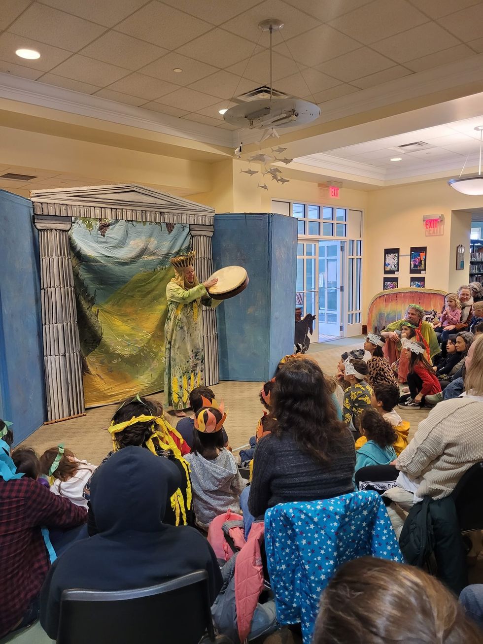 Gryphons, Persephone make for lively entertainment at Millbrook Library