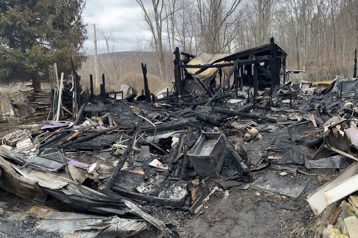 Fire on Ancramdale’s Rabbit Tail Road