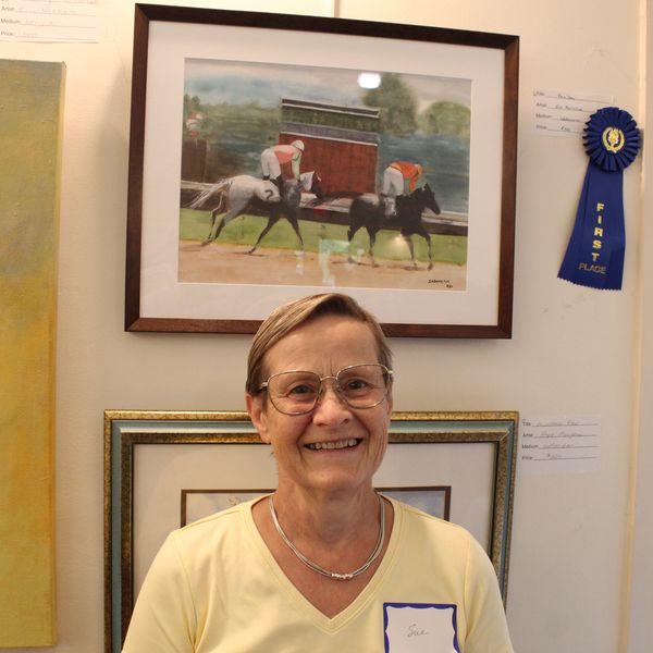 Hillsdale watercolorist wins first prize in Trinity Church art show