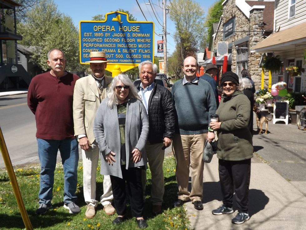 Pine Plains Opera House celebrated with unveiling of historic marker
