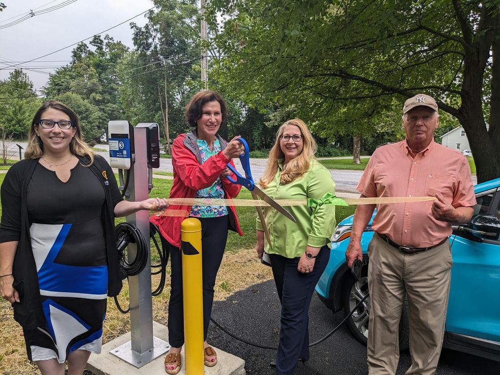 Town of Washington gains four EV chargers