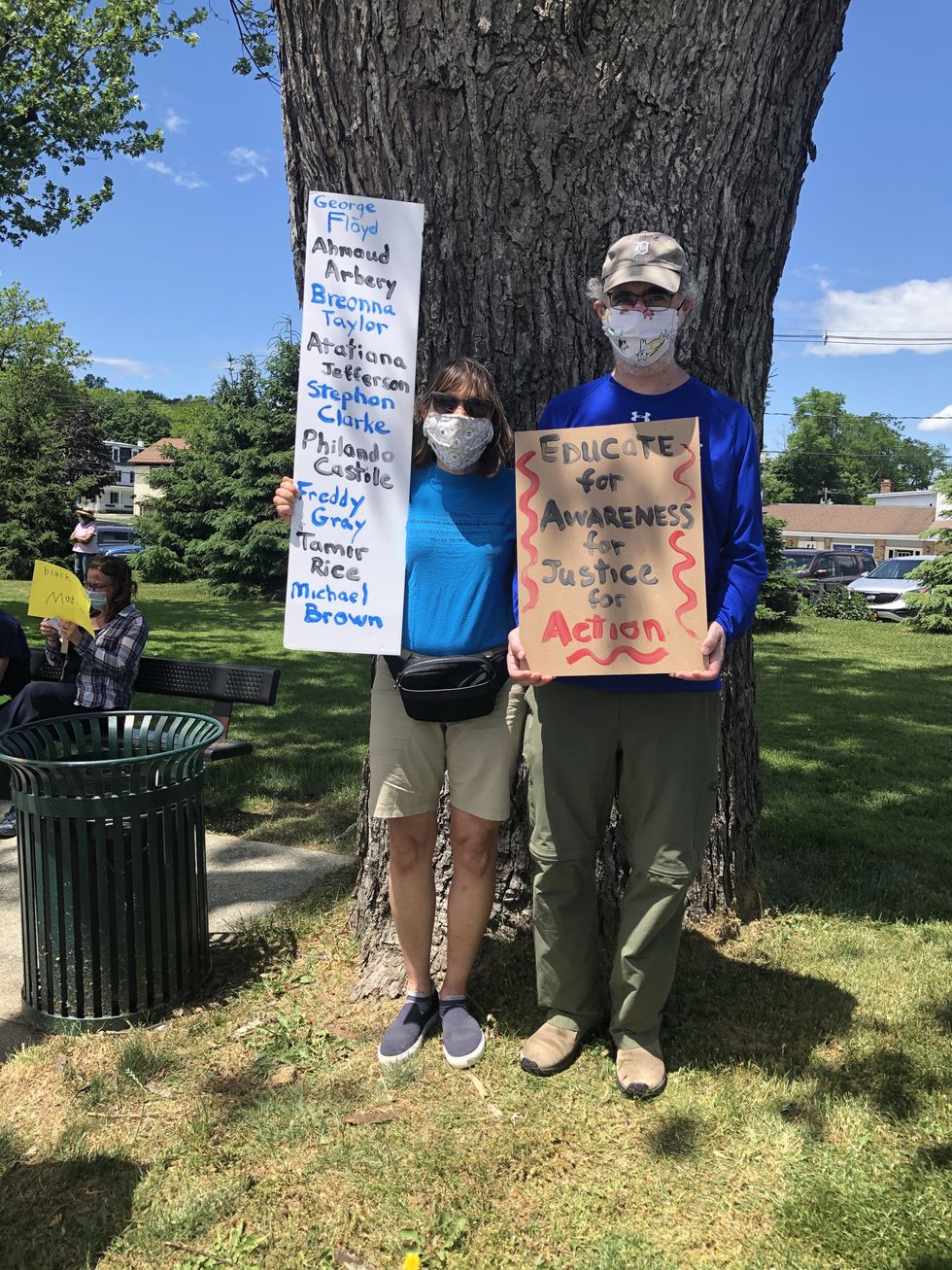 Hundreds gather to say that ‘Black Lives Matter’ in Millbrook