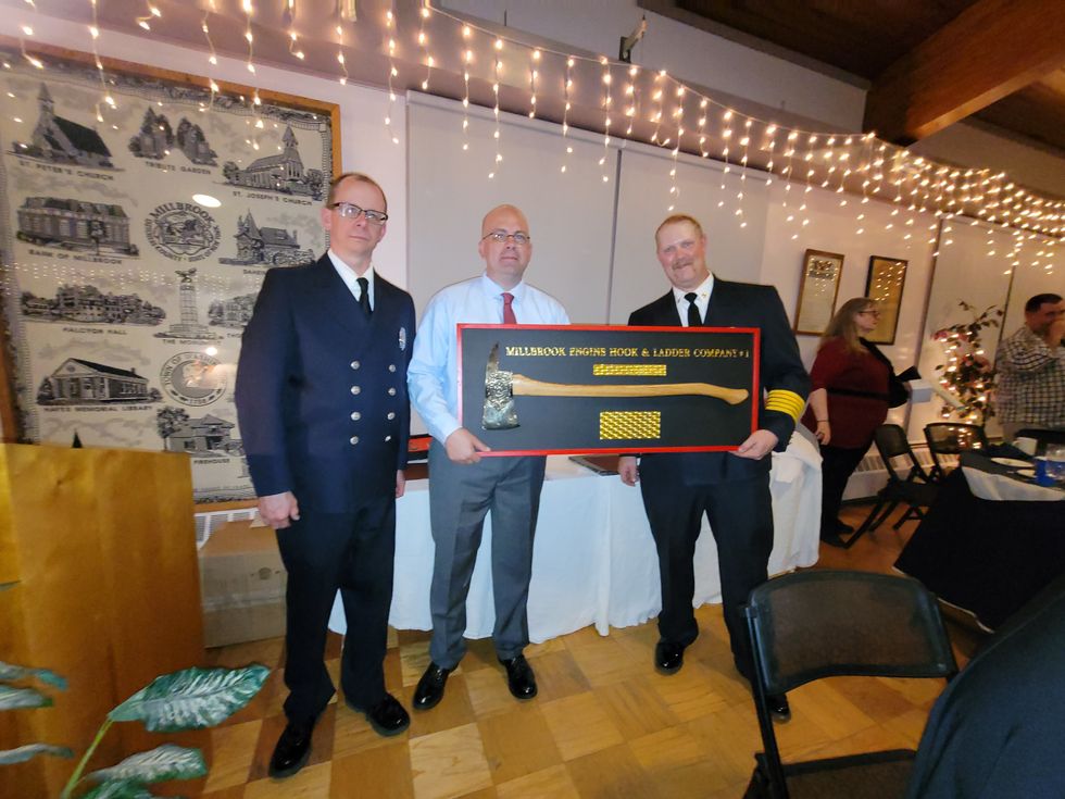 Awards, food and fun all part of annual Millbrook firemen’s dinner