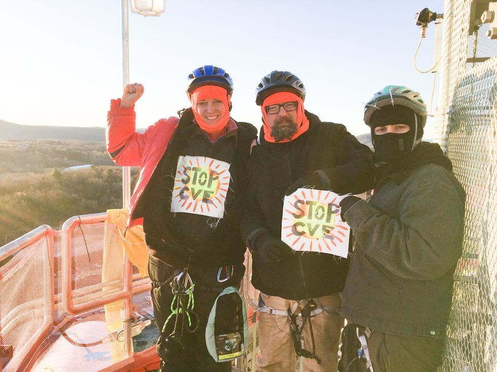 Protesters get one year probation for scaling Cricket Valley smokestacks