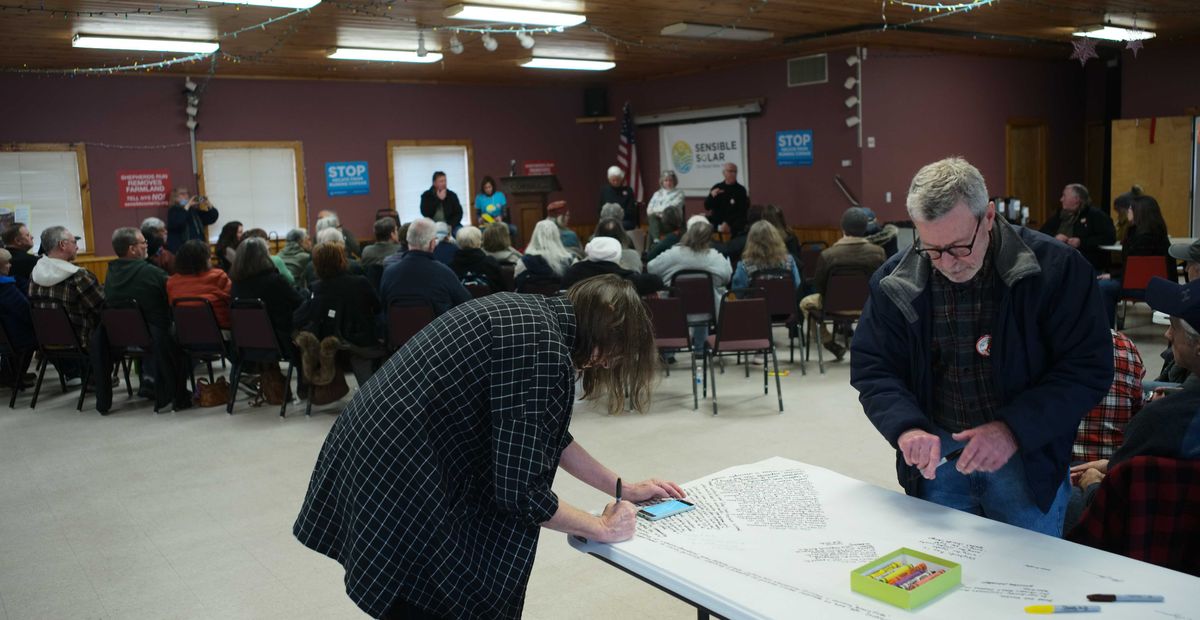 ‘Stop Shepherd’s Run’ rally draws 100-plus crowd in Copake
