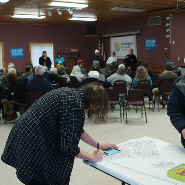 ‘Stop Shepherd’s Run’ rally draws 100-plus crowd in Copake