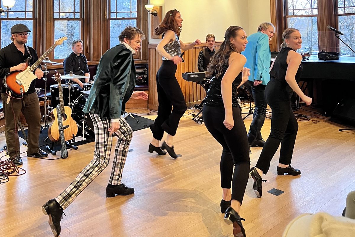 StepCrew stomps Norfolk Library for St. Patrick’s Day