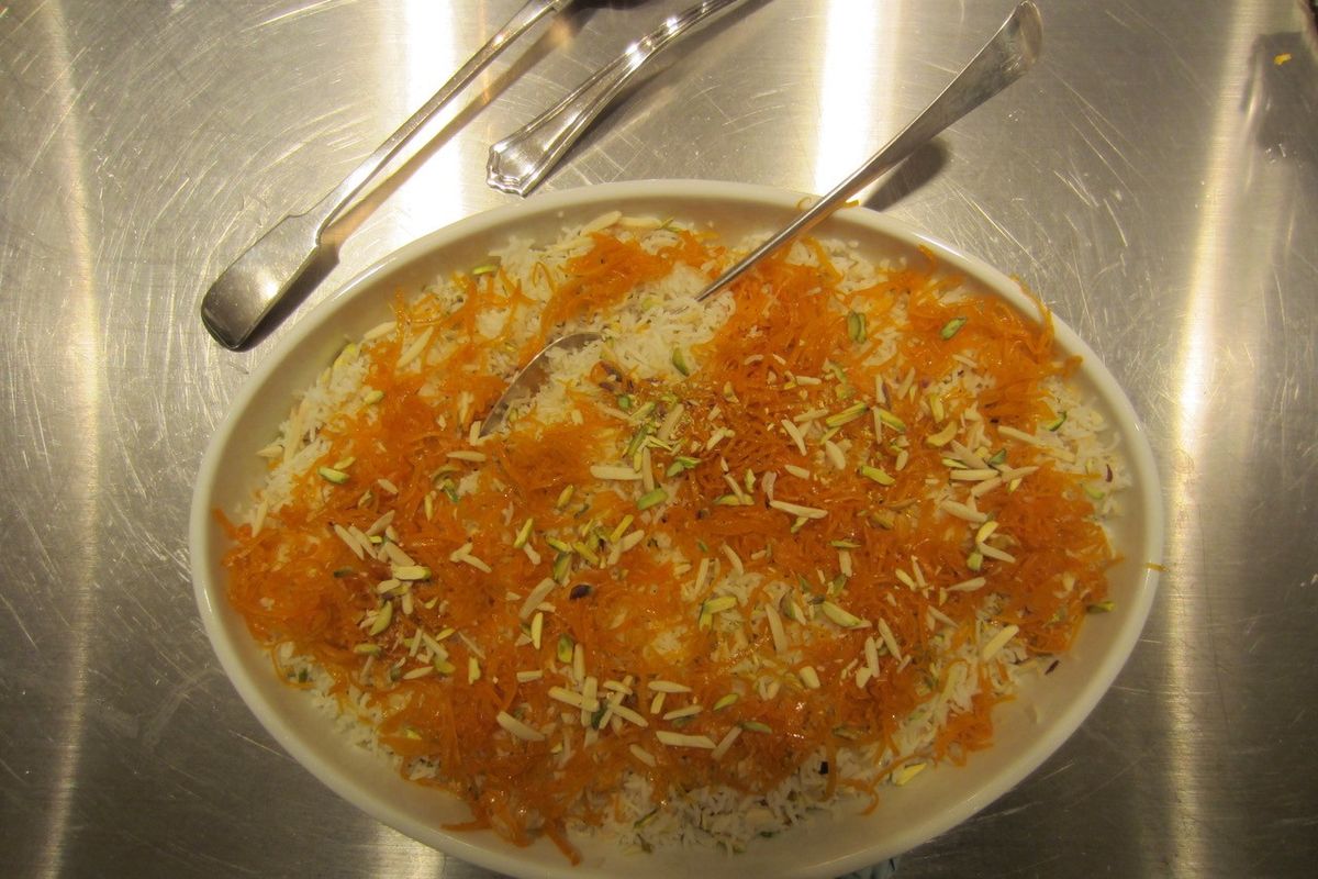 Shirin Polo, a little something different on the side