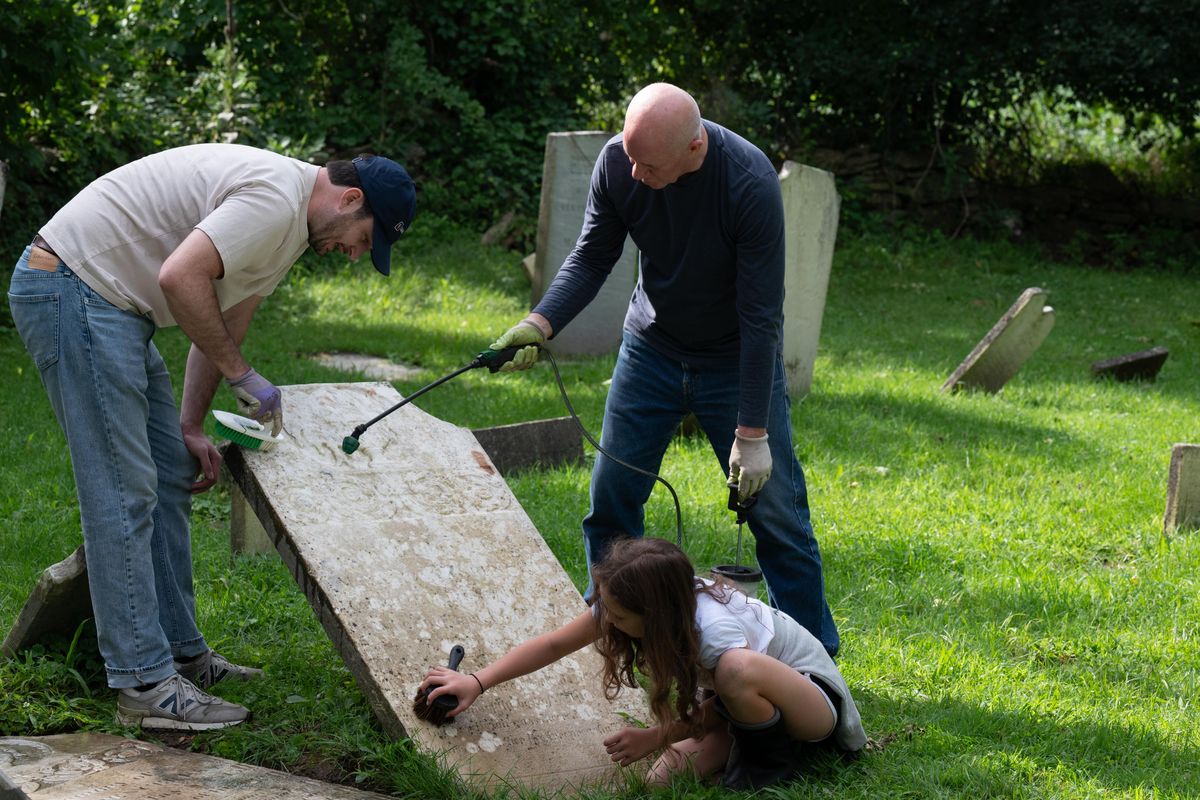 Team tackles a clean up