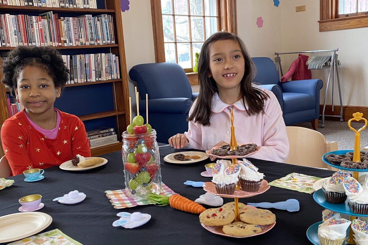 Children’s tea time at the library