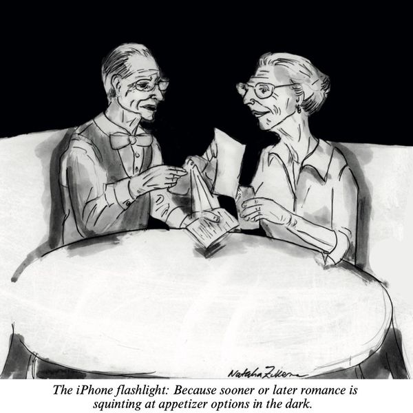 The iPhone flashlight