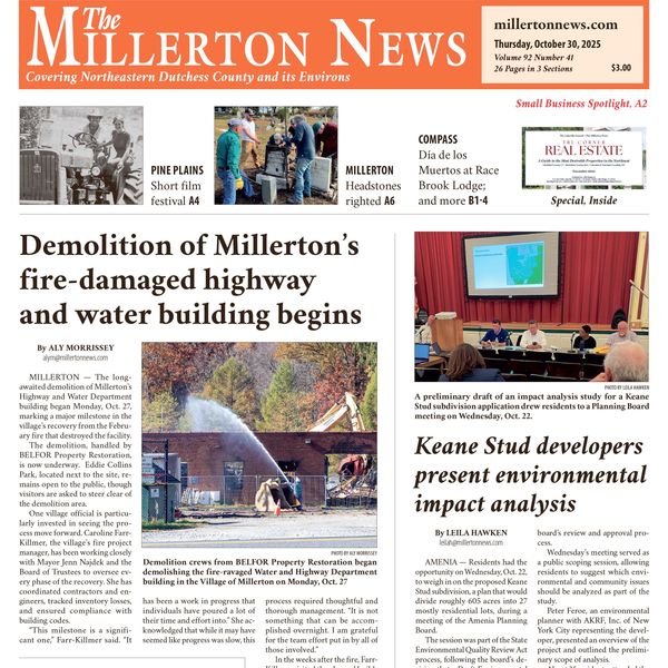 The Millerton News - October 30, 2025