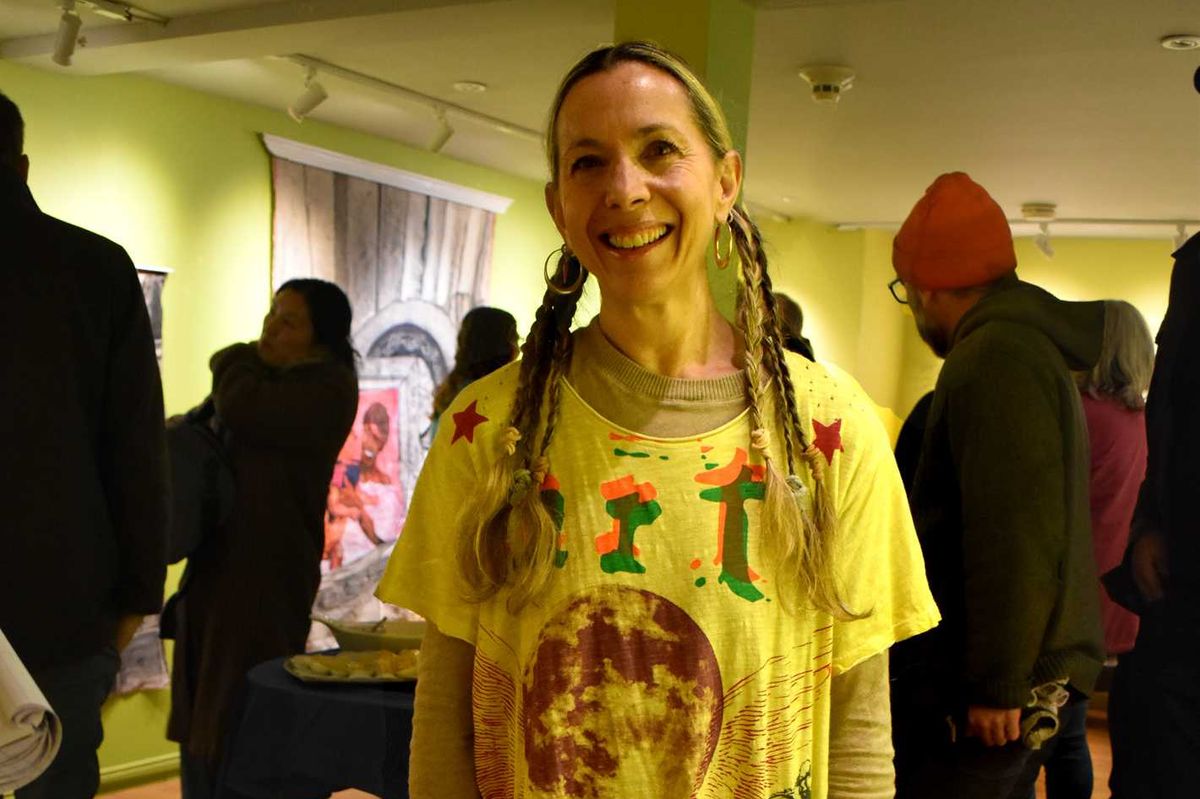 Art lovers turn out for colorful new group exhibit