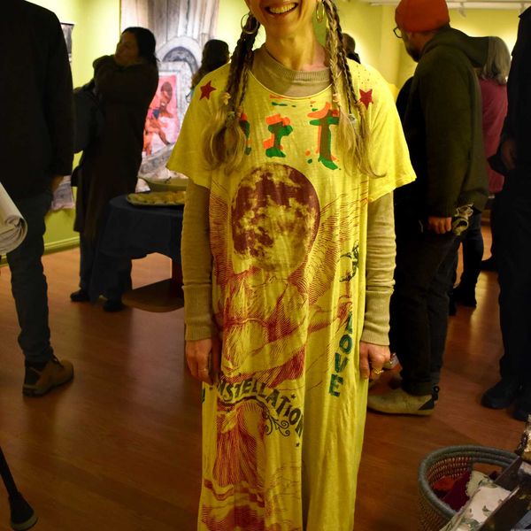 Art lovers turn out for colorful new group exhibit