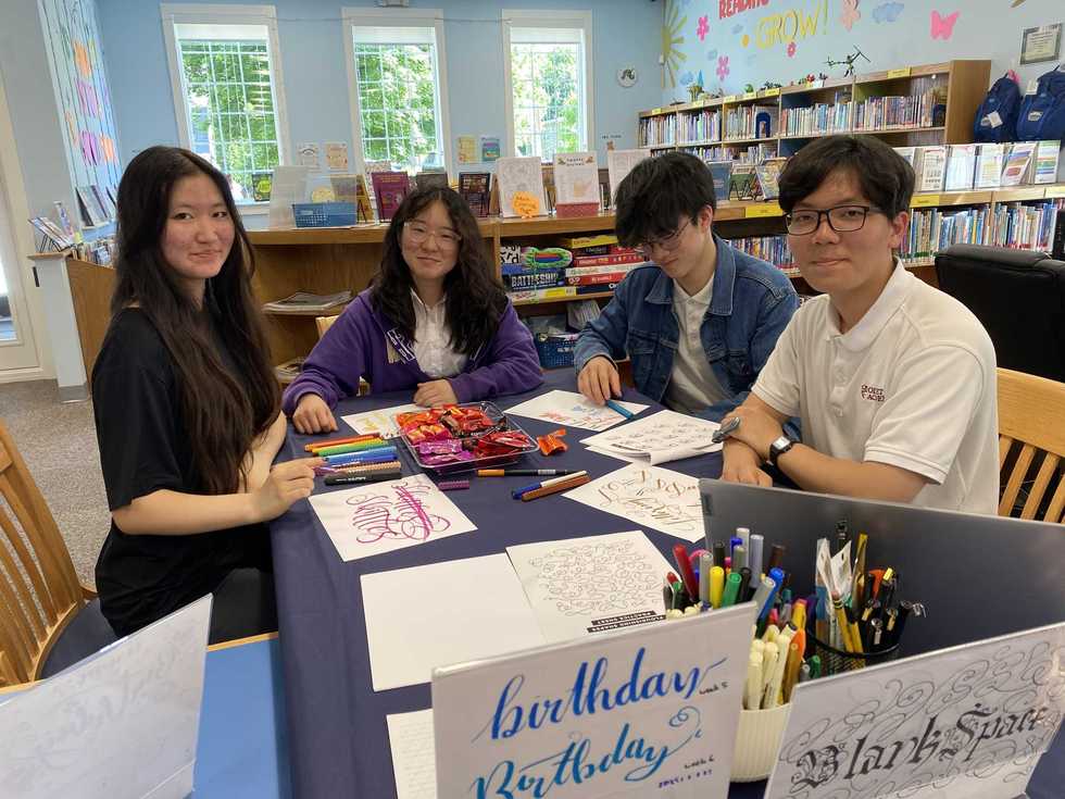 Calligraphy lessons