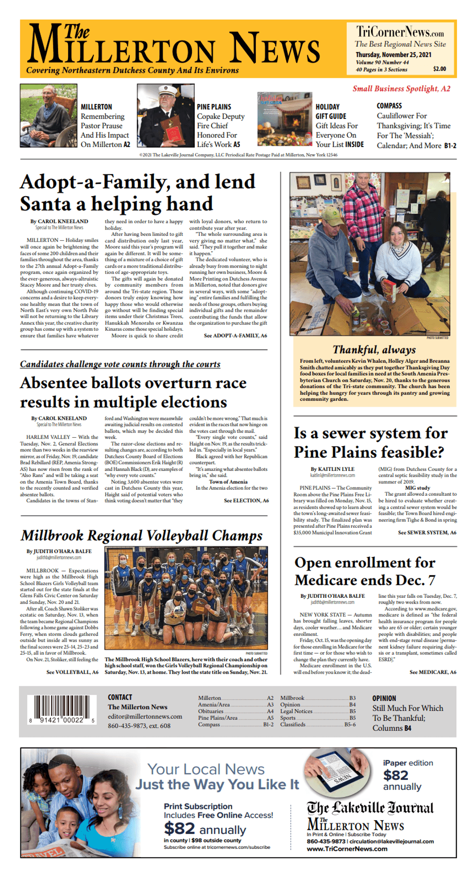 The Millerton News - November 25, 2021