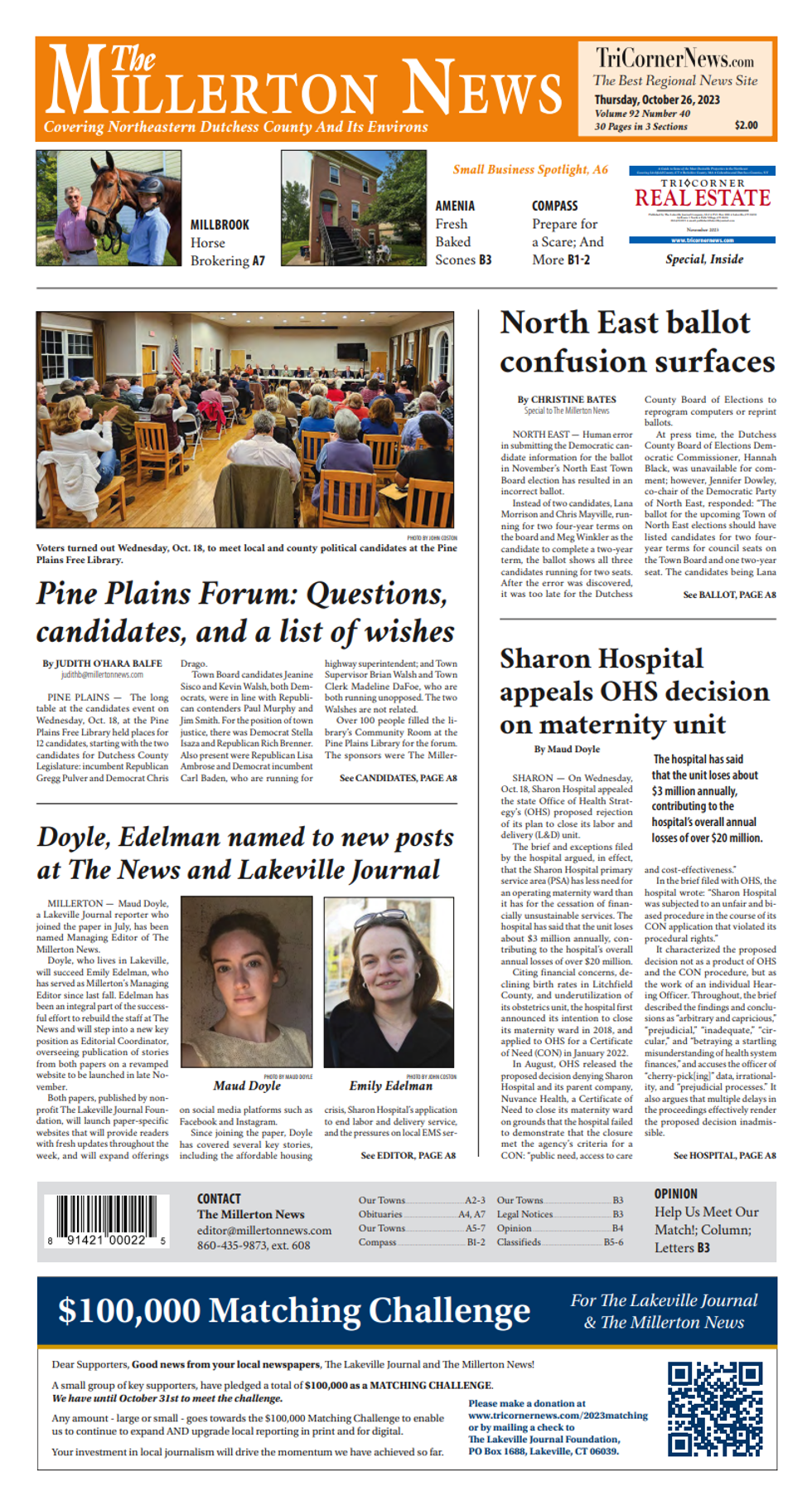 The Millerton News Eedition