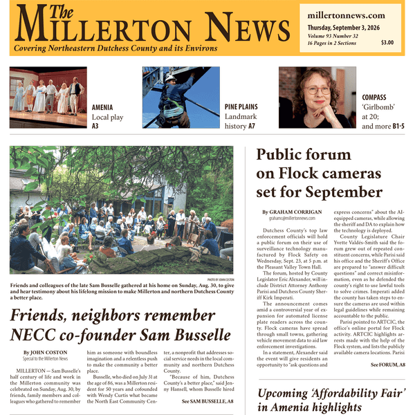 The Millerton News - September 3, 2026