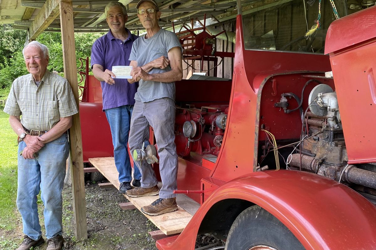 Fire truck restoration project boosted by historical society support