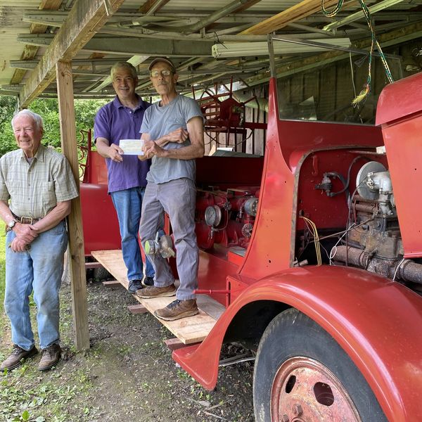 Fire truck restoration project boosted by historical society support