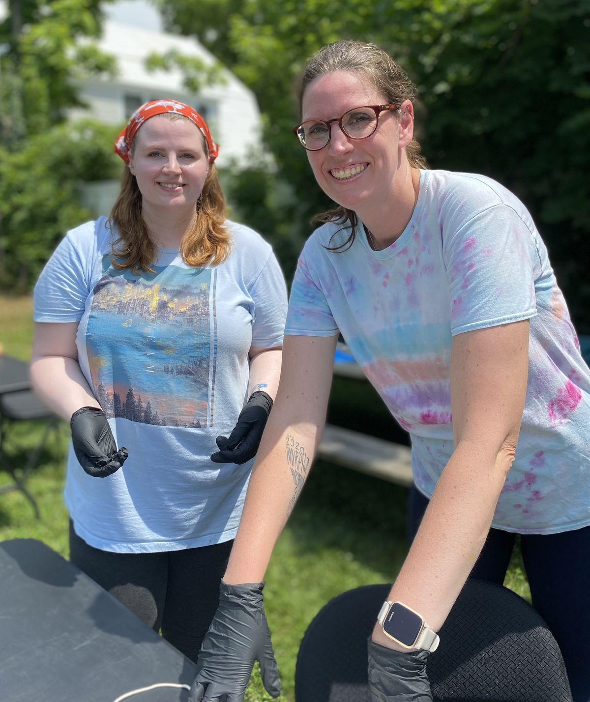 Colors to dye for at library tie-dying workshop