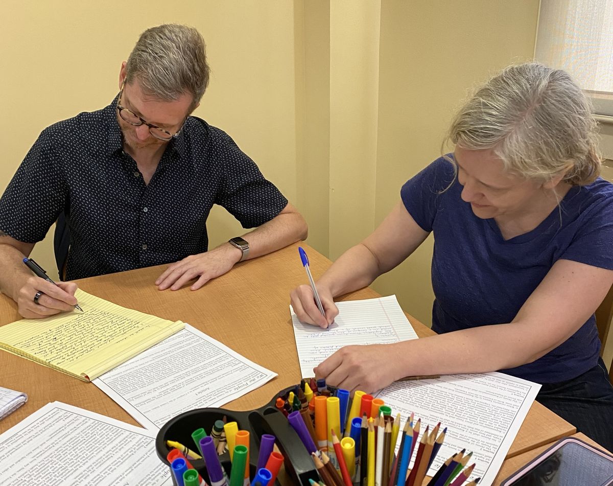 Library hand-copying program seeks to engage patrons with the U.S. Constitution