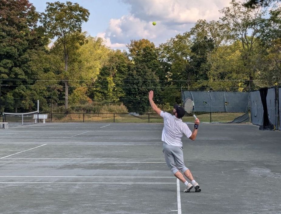 Charity tennis match raises $4K
