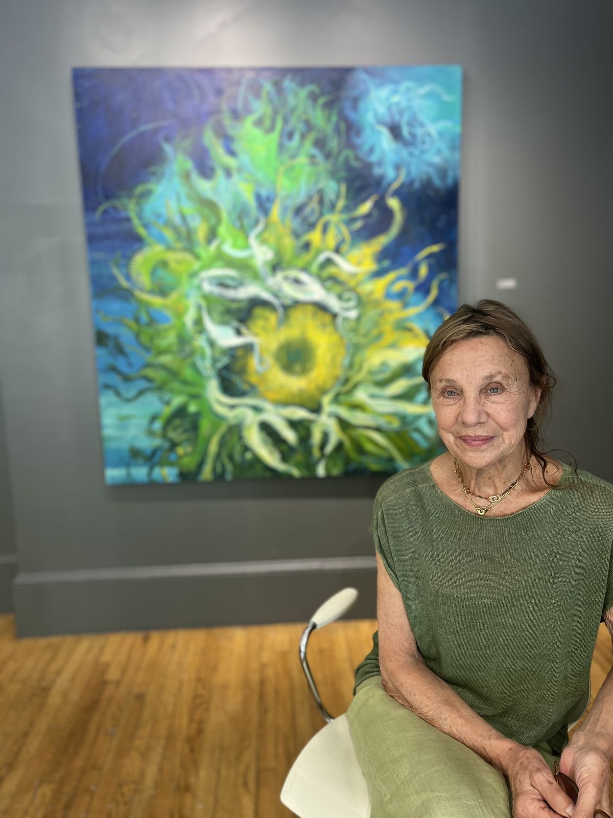 Finding the light: Jimmy Wright’s sunflowers at Argazzi Gallery