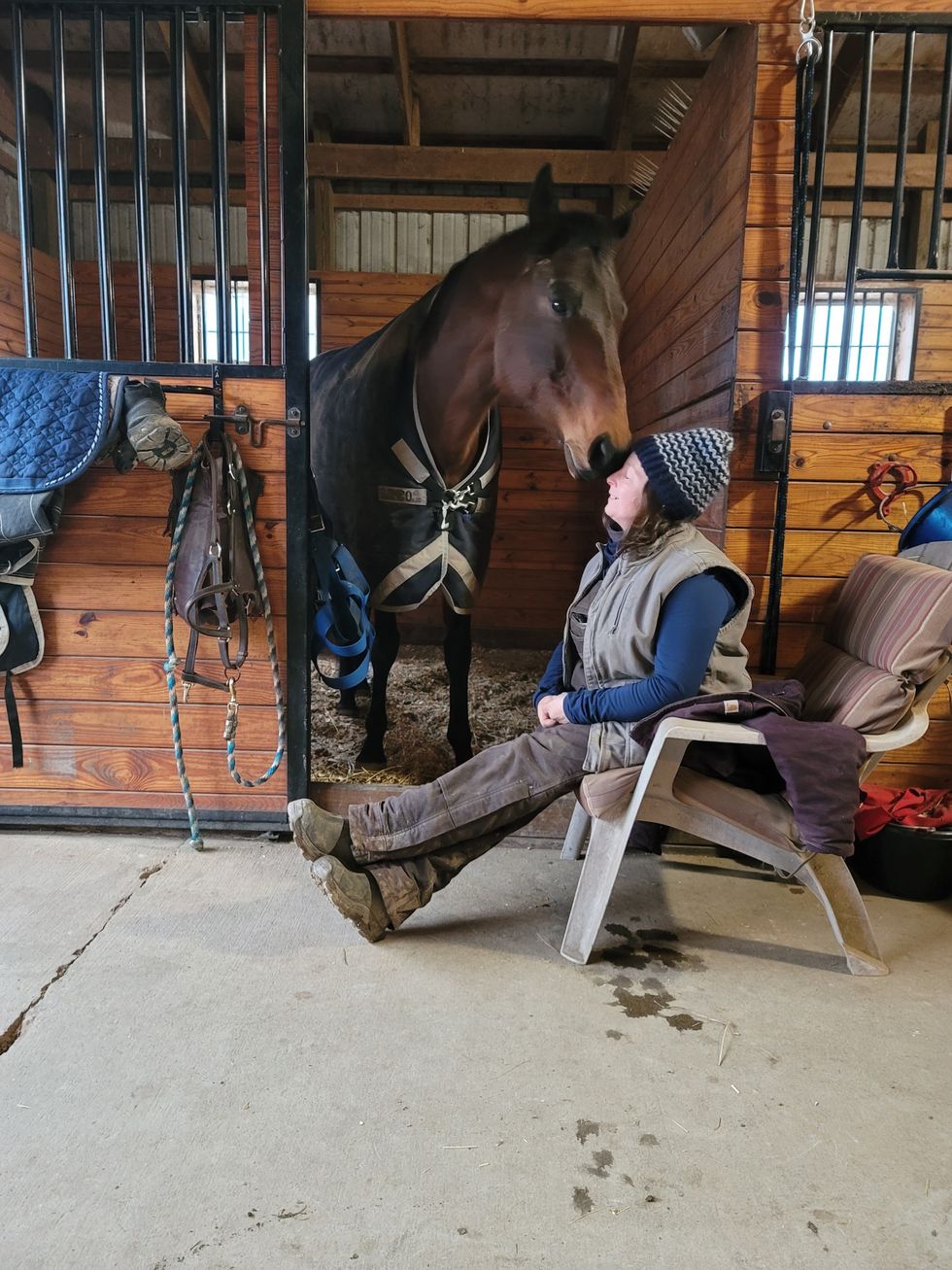 Love and horses add up  to recipe for therapy