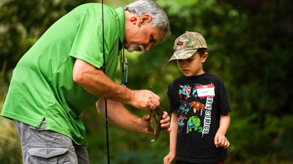 Fishing derby connects kids with nature, family