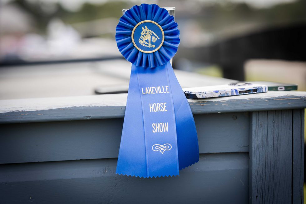 Lakeville Horse Show Blue Ribbon