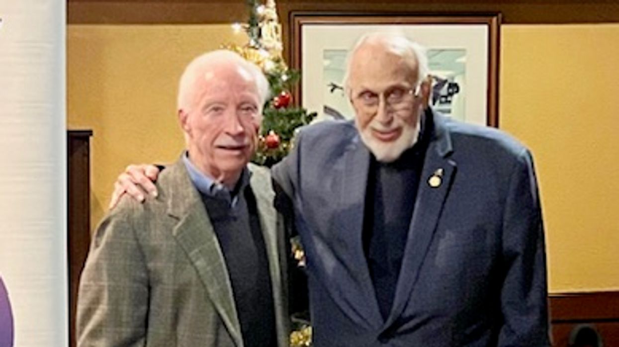 Brinckerhoff made honorary member by Millbrook Rotary Club