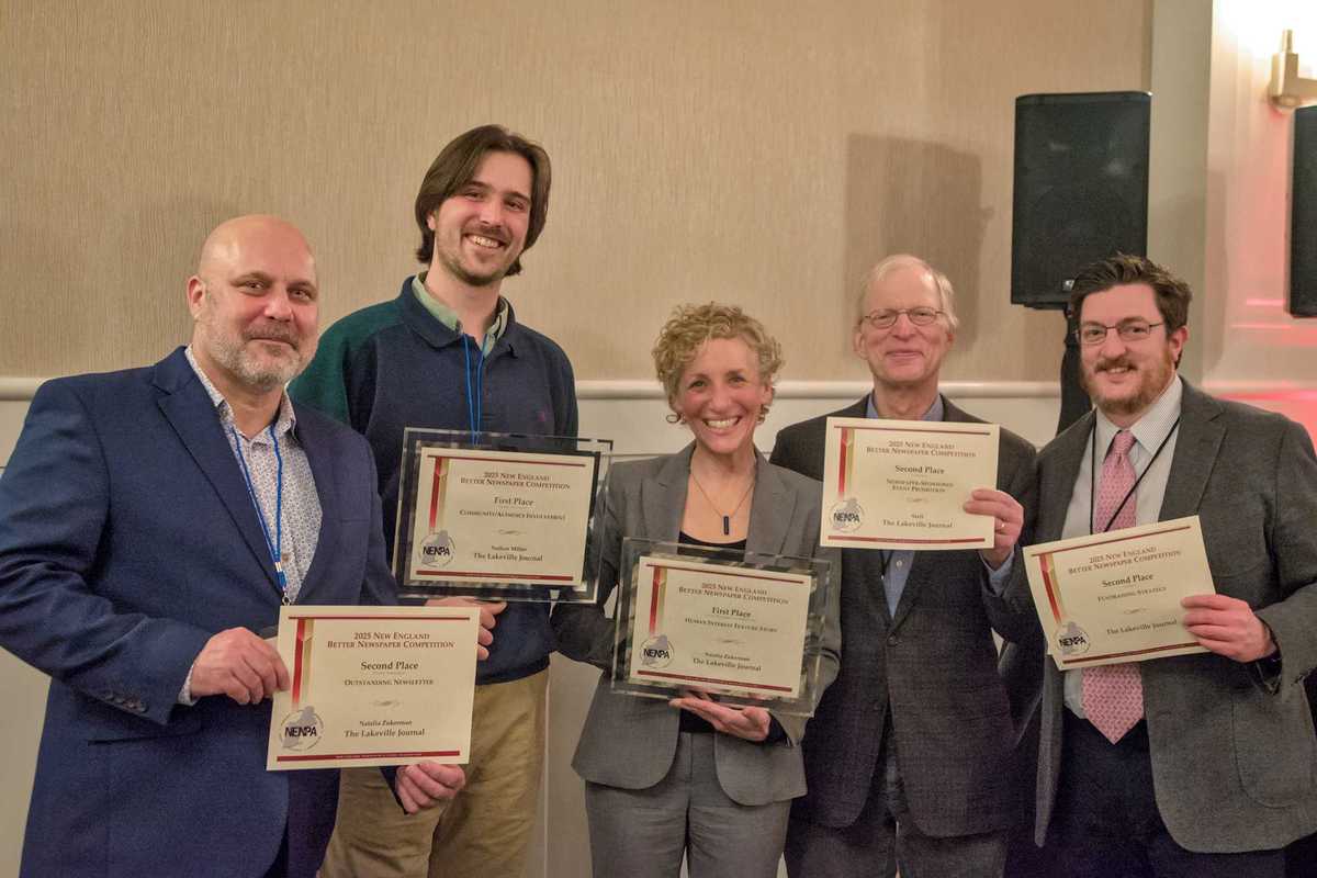 Lakeville Journal earns top honors at New England newspaper awards